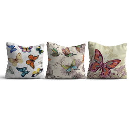 Aberto Design HMI-KIR-103 Juego de 3 Cojines Multicolor